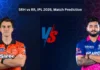 SRH vs RR, IPL 2026, Match Prediction: Who will win today’s game between Sunrisers Hyderabad and Rajasthan Royals?
