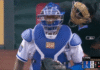 Polarizing umpire Laz Diaz has quite the reaction after two straight ABS overturns