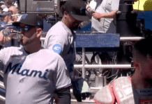 Marlins pitcher Eury Perez suffers one of the most bizarre injuries of MLB season