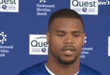 Giants’ Abdul Carter explains his response to Jaxon Dart’s Trump introduction: ‘What I stand on’