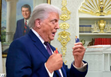Trump Makes Figurines Of Himself, Ivanka Kiss In Miniature Ballroom Model