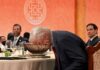Trump Unwittingly Breaks Chinese Taboo Against Napping Facedown In Soup Bowl