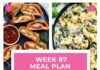 Weekly Meal Plan #87
