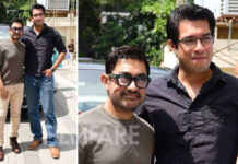 Photos: Aamir Khan and Junaid Khan Clicked at a Mumbai Theatre on Ek Dins Release Day