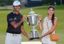 PGA Championship winner Aaron Rai’s wife is also a golf star: ‘Beats me more times than I beat her’