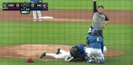 Terrifying scene at minor league game as Guardians pitcher struck in head by line drive