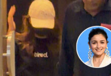 Alia Bhatt Flaunts a T-shirt With TIRED Written on It