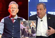 Bruce Springsteen leaves superfan Chris Christie hanging in rough concert moment in NYC