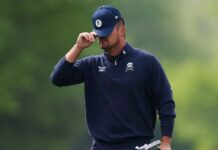 Jon Rahm apologizes after hitting PGA volunteer in face with divot