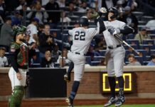 Ben Rice forming historic 1-2 punch with Aaron Judge to help Yankees fill their Juan Soto void