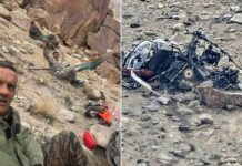 Army Officers Survive Chopper Crash Near Leh, Major General’s Selfie Goes Viral