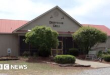 Woman killed when umbrella blows into her at restaurant
