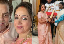Hema Malini Feels Dharmendraâs Warm Presence While Accepting Posthumous Padma Vibhushan: Tears Welled Up