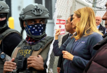 Anti-ICE agitator screams ‘I’ll kill your whole f- family’ day after Dem gov praises ‘peaceful protesting’