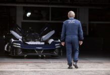 A clash of eras: Jacky Ickx gets behind the wheel of the Genesis Hypercar
