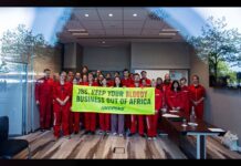 Greenpeace interrupts meeting of meat giant JBS