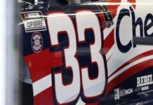 Silent NASCAR garage looks on as Richard Childress Racing unloads Coke 600 cars