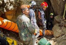 Desperate search for 7 villagers trapped in a flooded Laos cave enters seventh day