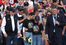 Kyle Busch’s wife, kids make first public appearance since racer’s death for emotional moment of silence at Coca-Cola 600