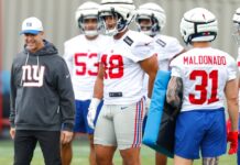 Giants won’t have joint practices with Jets — but will with Dolphins