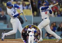 Mookie Betts’ big day in Dodgers’ win overshadowed by injury to Kike Hernandez