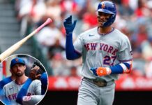 Mark Vientos homers twice as Clay Holmes shuts down Angels to give Mets rare series win