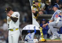 Dodgers hand Mason Miller his first loss with Padres with winning run in the ninth