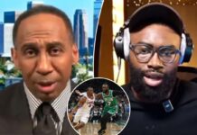 Stephen A. Smith issues warning to Celtics’ Jaylen Brown as feud turns ugly