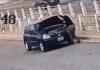 Horrifying moment driver run over by her own car while checking battery — and miraculously survives unscathed
