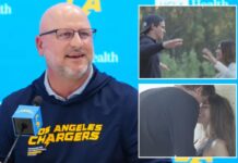 What Chargers think of Justin Herbert’s very public Madison Beer relationship: ‘Stud number one’