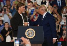Trump heaps more praise on Giants QB, ‘male model’ Jaxson Dart in fawning interview: ‘He’s a beautiful guy’