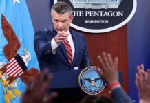 US ‘locked and loaded’ for ‘much higher’ strikes if Iran talks fail as Trump pauses Hormuz ops