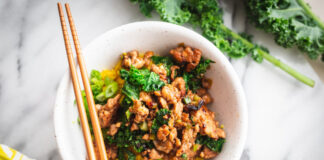 Pork and Kale Bowls