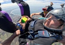 Man solves Rubik’s Cube in 23 seconds while skydiving to win world record