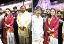 Photos: Trisha Krishnan Visits Tirupati on Her Birthday