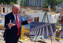 Trump pulls back curtain on White House ballroom’s fortress-like defenses above and deep below