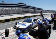 Denny Hamlin spins, still wins pole for All-Star Race in crazy qualifying session