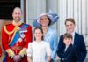 Trooping the Colour live: Prince Louis steals show as he enjoys RAF flypast with King and mum Kate