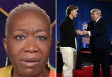 Ex-MSNBC host Joy Reid rants she’s a ‘former’ Giants fan after ‘idiot’ Jaxson Dart introduced Trump