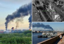 Ukraine unleashes massive blitz on Russian oil hub ahead of Putin’s ritzy economic forum