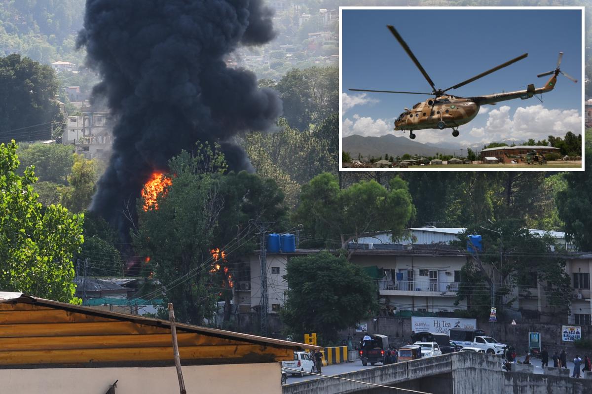 All military personnel killed when Pakistan army helicopter crashes due to technical issue