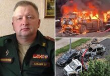 High-ranking Russian military official Damir Davydov blown up in car bomb in Moscow