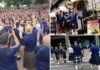 Scottish soccer fans in Boston for World Cup are charming the city with cheerful pub vibes, kilts and bagpipes