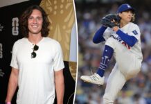 Injured Dodgers star Tyler Glasnow appears at USA World Cup game with pregnant wife