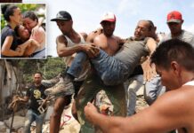 Neighbors dig through Venezuela rubble to search for loved ones after earthquakes kill at least 235