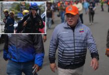 ‘Thug’ Venezuelan leader with $25M price on his head seen berating US earthquake rescue team