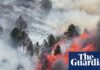 Major wildfire rips through moorland close to Greater Manchester