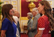 Davina McCall’s praise for Kate Middleton and Charles as they meet at cancer event