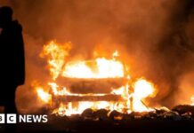 Court told police officer was set on fire during Ely riots as sentencing continues