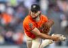 Giants pitcher Landen Roupp wears Pride Night hat with biblical verse
